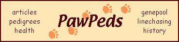 PawPeds.com a site for information about the history of the pedigree cats, and to educate cat breeders 
